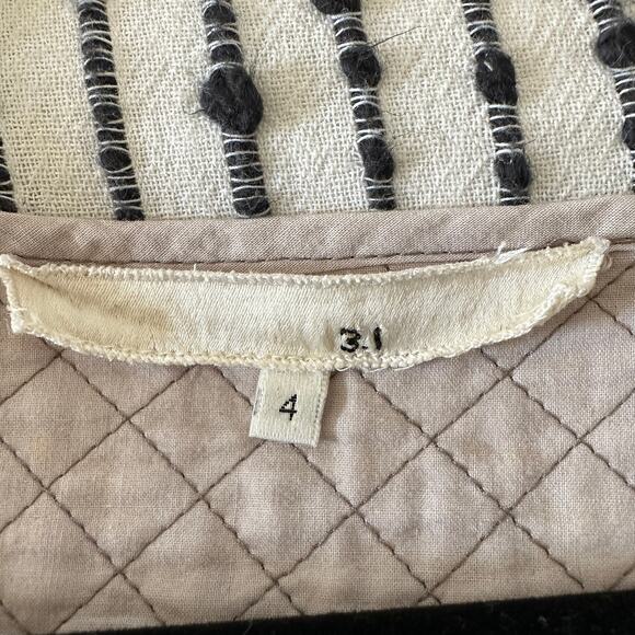 3.1 PHILLIP LIM Vintage Y2K Velvet Split Neck Dress - Size 4 - Picture 4 of 4